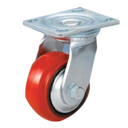 KYUNGCHANG Medium-Duty Caster 4050R, Fixed, Economy, 5" CASTER 5R(40 (8ea)(5)wheel width40MM