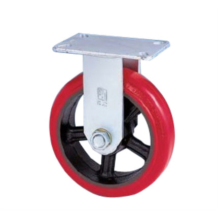 KYUNGCHANG Medium-Duty Caster 4260R, Fixed, Economy, 6" CASTER 6R(60