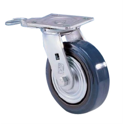 KYUNGCHANG Stainless Steel Medium-Duty Caster 4080R, Fixed, 8" CASTER 8R(48