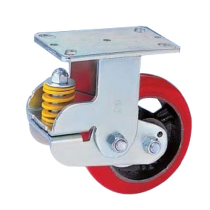 KYUNGCHANG Shock-Absorbing Caster 9480R, Fixed, Wide, 8" CASTER 8R(60