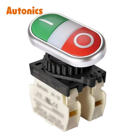 AUTONICS I/O Push Button Switch, Non-Illuminated, Momentary, 2b S2TR-P1W2B