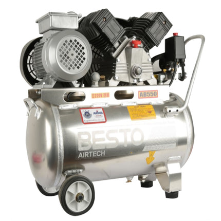 BESTO Aluminum Air Compressor (Oil Type) AT-4540AL(AL-AB450-40 (Korea-made)4.5HP,40L,220V,380L/min,9.5bar,size : 640*340*640