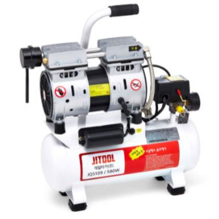 JEIL TACKER Steel Tank Low-Noise Air Compressor JQS109 550W,9L,108L/min16KG(boxed)
