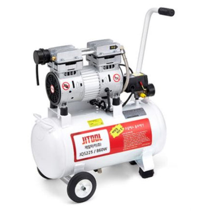 JEIL TACKER Steel Tank Low-Noise Air Compressor JQS225 860W,25L,156L/min,21KG(boxed)