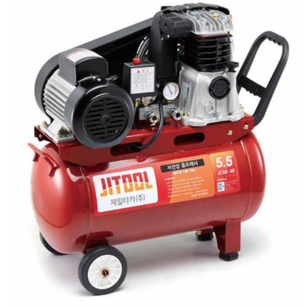 JEIL TACKER Steel Tank Oil-Type Air Compressor JCS55-40 5.5HP,40L,RPM1351,305L/min,43KG