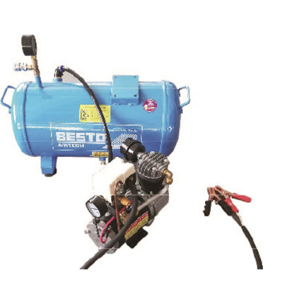 BESTO DC Air Compressor (Oil Type), Separate Type, 1.3M Jumper Cables AT-125DC12N