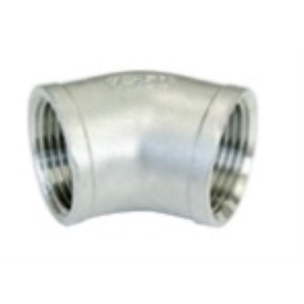 SANG-A Stainless Steel Fitting (K), 45° Elbow SA-SUL45 3/4 20A (x3 pack)