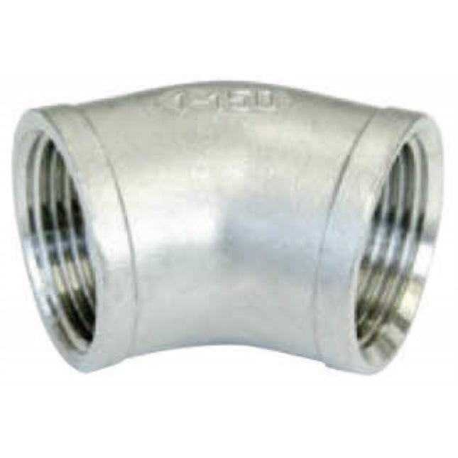 SANG-A Stainless Steel Fitting (C), 45° Elbow SA-SUL45 1/4