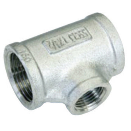SANG-A Stainless Steel Fitting (C), Reducing Tee SA-SRT1 1/2-1 40A-25A