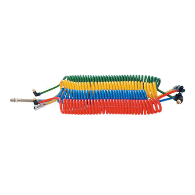 JISAN Coil Hose (With Coupler, Yellow) JS-12810C 12X8X10(Bgrade)