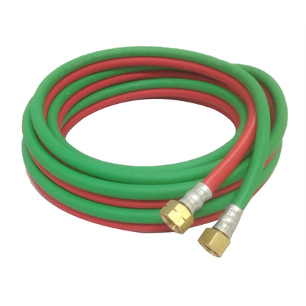 JISAN Twin Hose (Green+Red), With Nipple JS- 8mm * 14MM * 10M(nipple attached)
