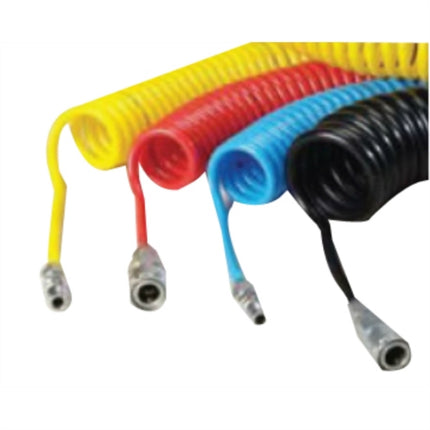 SANG-A Coil Hose (Spring Coupler Attached, Urethane) - Yellow SA-ACR857Y(S 8X5X7.5