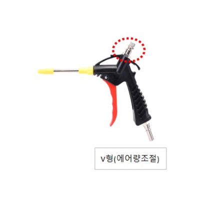 MAMMOTH Air Gun - Coupler (Lower Side), Valve Type, Straight BA200-V(S 200M,Korea-type coupler