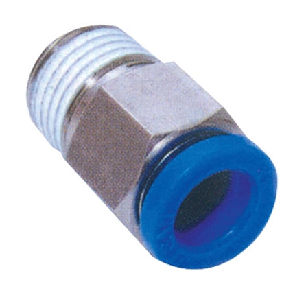 JISAN Push-In Fitting, Red JS-PC12-02 50EA(1/4) (x10 pack)