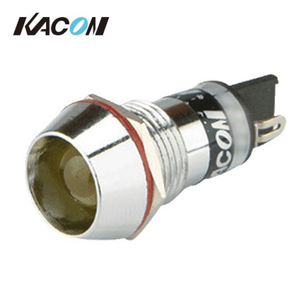 KACON Pilot Lamp Indicator, Ø14, AC110V, Yellow (Pack of 50) KL1411Y
