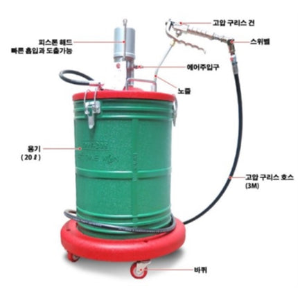 DAEWON Air Grease Pump Head DW-208-HD