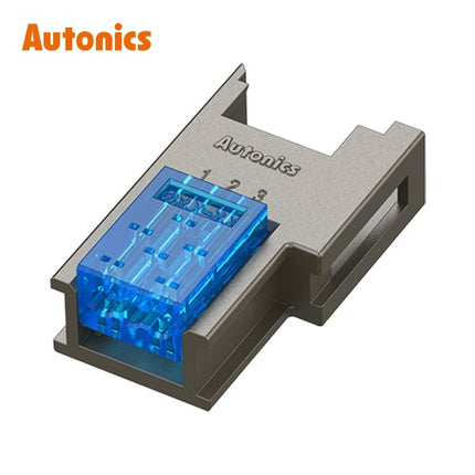 AUTONICS Sensor Connector, Wire-Mount Plug Socket, Blue (Pack of 50) CNE-S03-BL