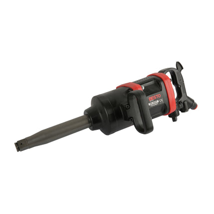AIRTECH 1 Inch Air Impact Wrench BAI-6000T 1inch,pin hammer, 55MM, 5400N,m ,RPM 6200 , overall length 640MM, 17KG, applicable coupler PM40 (components : hose nipple,Lwrench 5mm, 1EA)