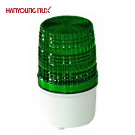 HANYOUNG Warning Light, Ø70, Steady/Flashing, Buzzer, Green, AC110-220V SLB060-FFA11G