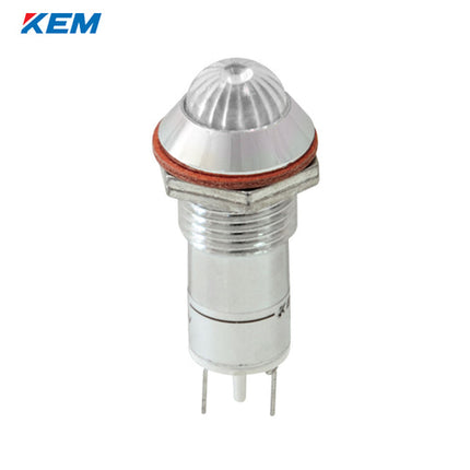 KEM KEM LED Indicator Light, Ø12mm, High-Brightness, DC24V, White KLHRANU-12D24W