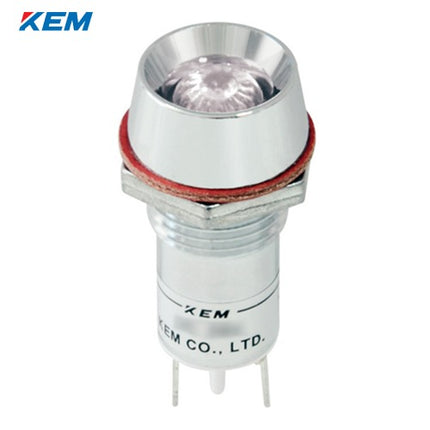 KEM KEM LED Indicator Light, Ø12mm, High-Brightness, DC3V, Yellow KLU-12D03Y