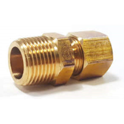 SANG-A Brass Fitting, Ring Male Connector SA-BNRN 1/2-1/4 1/2-1/4 (x25 pack)