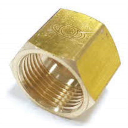 SANG-A Brass Fitting, Ring Nut SA-BNRNUT 1/4 1/4 (x100 pack)