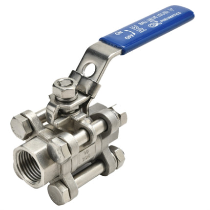 CDC Ball Valve, Stainless Steel CDC-3PC-SB1/2"(15A 1/2"(15A) (x5 pack)
