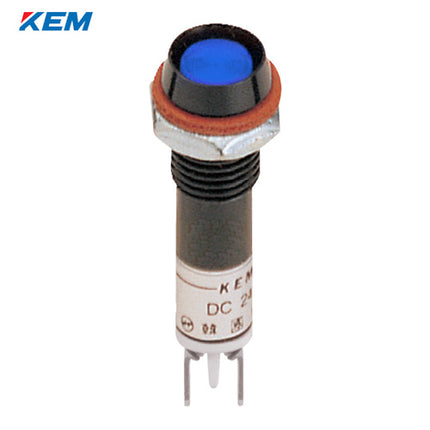 KEM KEM LED Indicator Light, Ø8, High-Brightness, DC3V, Yellow B KLDSU-08D03