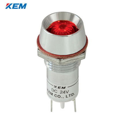 KEM KEM LED Indicator Light, Ø12mm, High-Brightness, AC220V, Red KLRAU-12A220R