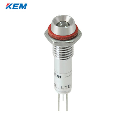 KEM KEM LED Indicator Light, Ø6mm, High-Brightness, AC110V, White KLU-06A110W