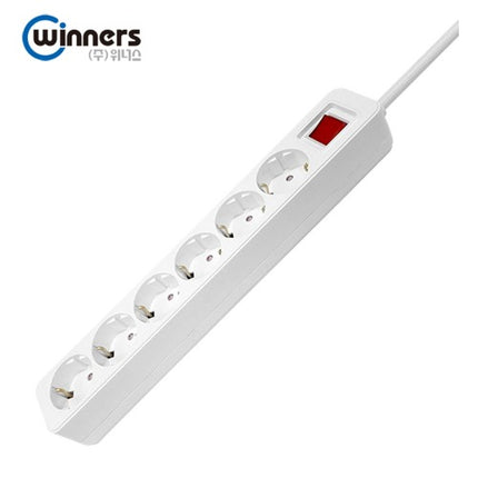 WINNERS Power Strip (Multi-Tap Cord), 6-Outlet, No. 3, 3 m MTP1-23660