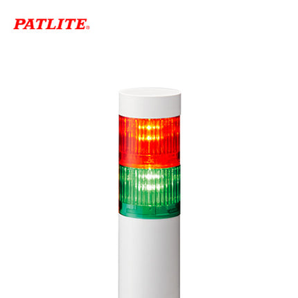 PATLITE Signal Tower Light, LED, Ø50mm, 2-Tier, DC12V LR5-201LJNW-RG