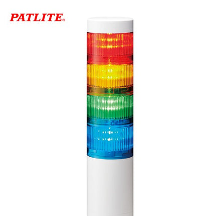 PATLITE Signal Tower Light, LED, 4-Tier, DC24V LR6-402LJNW-RYGB