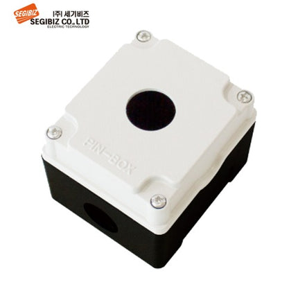 SEGIBIZ Push Button Box, Aluminum, 1-Hole SG-CB-2501