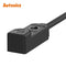 AUTONICS Proximity Sensor, Rectangular, Inductive, DC 3-Wire PS08-2.5DP2U