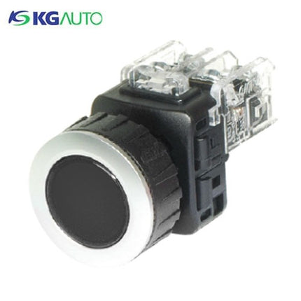 KG AUTO Push Button Switch, Non-Illuminated, Ø30mm, Black, Momentary, KGF-LM2B 2a2b