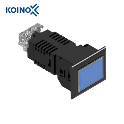 KOINO LED Cluster Indicator Light, Square, Blue, 1x1, 1 Cell KH-5040L-DC110PCK