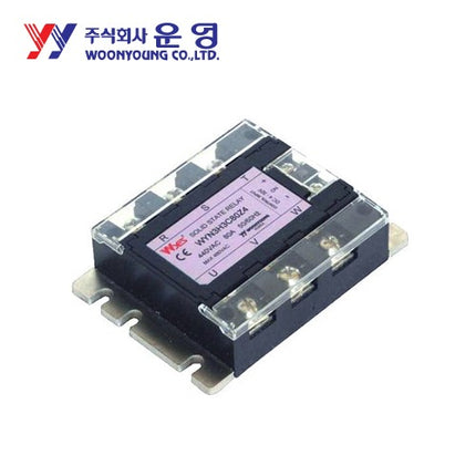 WOONYOUNG Solid State Relay (SSR), Three-Phase (Pack of 10) WYN3H3C25Z4