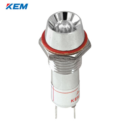 KEM KEM LED Indicator Light, Ø10mm, High-Brightness, DC3V, White KLRAU-10D03W