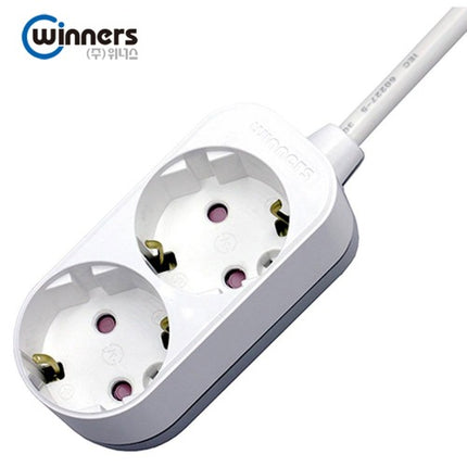 WINNERS Power Strip (Multi-Tap Cord), 2-Outlet, No. 2, 1.5 m MTP1-22620