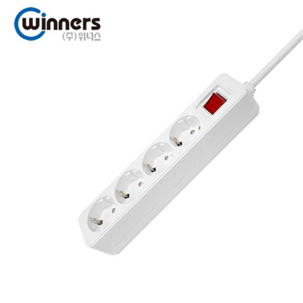 WINNERS Power Strip (Multi-Tap Cord), 4-Outlet, 3 m MTP1-23640