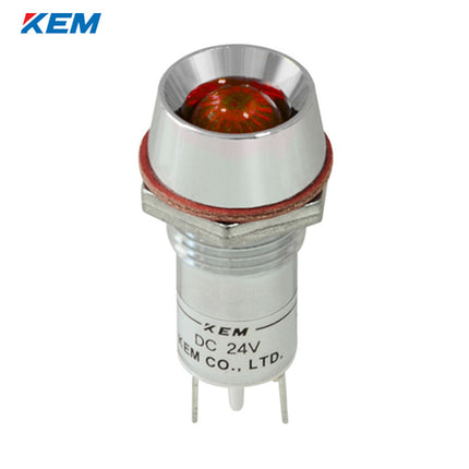 KEM KEM LED Indicator Light, Ø12mm, High-Brightness, DC12V, Red KLRAU-12D12R