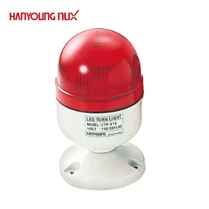 HANYOUNG Rotating Warning Light, Flashing LED, Ø84mm, Red, AC110V/220V LT-R012R