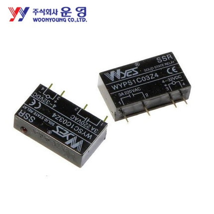 WOONYOUNG Solid State Relay (SSR), PCB Mount WYP1C03Z4