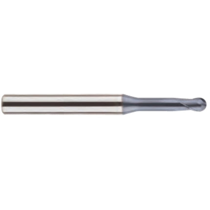 YG-1 4G MILLS Long Neck Ball End Mill, 2F 4SRIBE-007R-10 D1.4X4X1.4(10)X50 (SEM84601410)