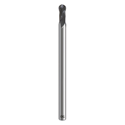 OSG STEEL-PRO Carbide Ball End Mill, 2F SPBE-015R D3.0X6X6X60(SP2BX3X6)