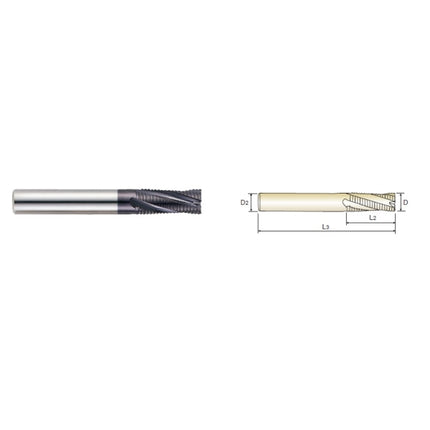 YG-1 4G MILLS Roughing End Mill 4SRE-050 D5.0X6X13X50 (SG9E76050)