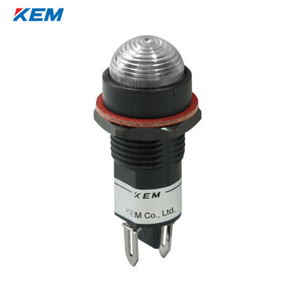 KEM KEM LED Indicator Light, Ø12mm, Plastic, High-Brightness, DC5V, White KLPRBU-12D05W