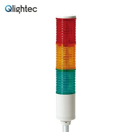 QLIGHT Signal Tower Light, LED, 3-Tier, DC12V ST56L-3